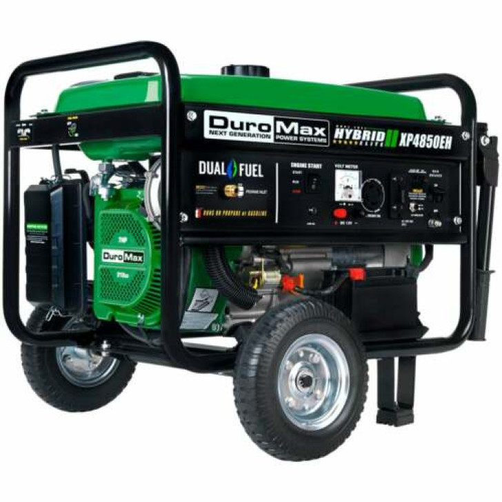 DuroMax XP4850EH Hybrid Portable Dual Fuel Propane / Gas Camping RV Generator