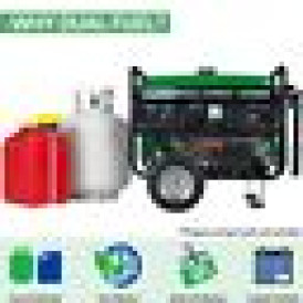 DuroMax XP4850EH Hybrid Portable Dual Fuel Propane / Gas Camping RV Generator