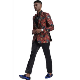 Mens Teal Slim Fit Prom Outfit Wedding Tuxedo Suit SKU#JA1843