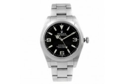 Rolex Explorer Stainless Steel Black Dial Automatic Mens Watch 214270